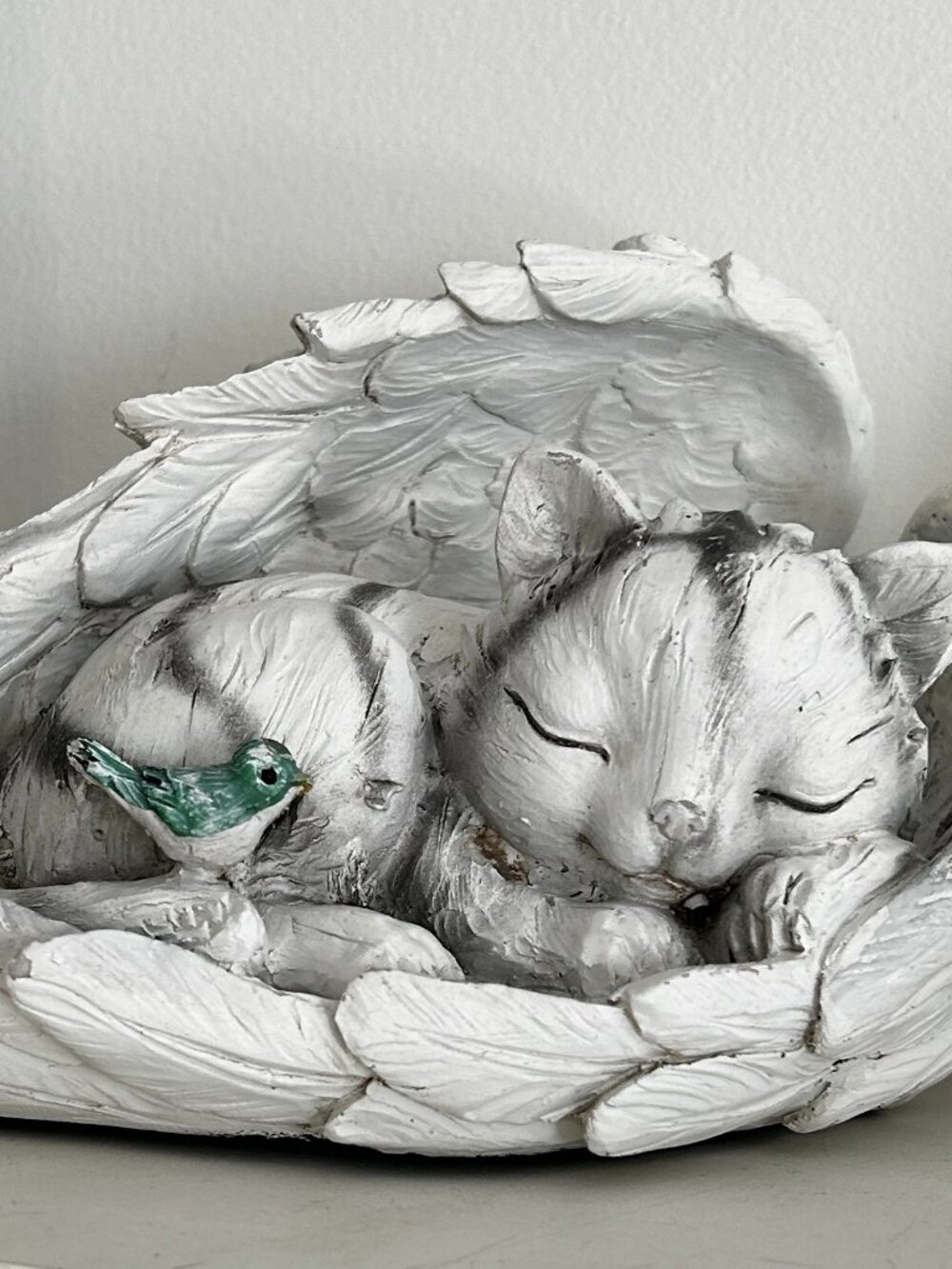 Sleeping Kitten in Angel Wings
